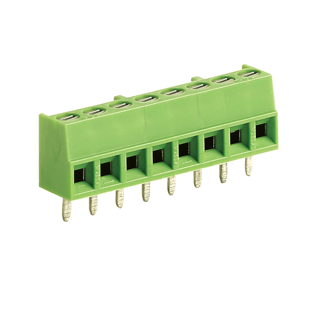 9 Position PCB Terminal Block, 3.81mm Pin Spacing, Submin ...